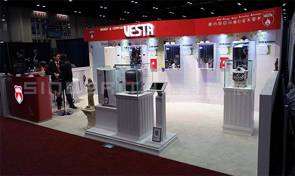 信可威國外展臺設計現(xiàn)場圖案例