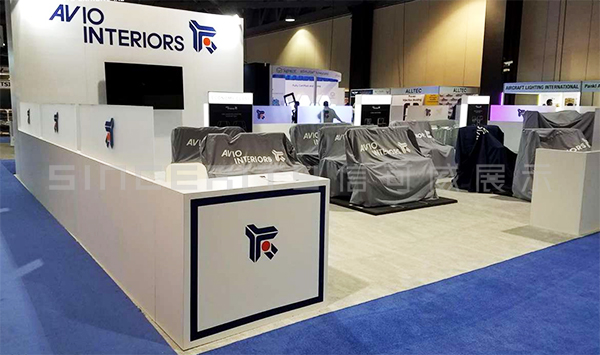 信可威國外展臺設(shè)計(jì)搭建案例