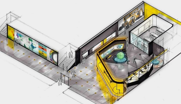 工程機(jī)械企業(yè)展廳設(shè)計(jì)案例