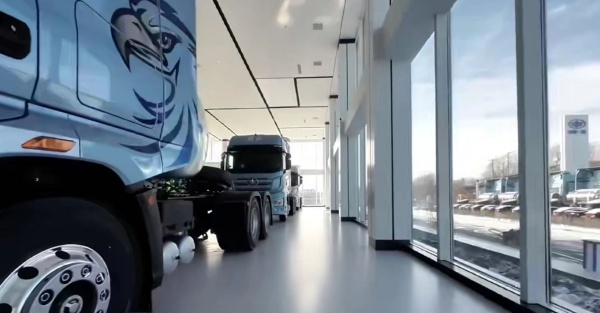 一汽解放重卡展廳設(shè)計案例分享