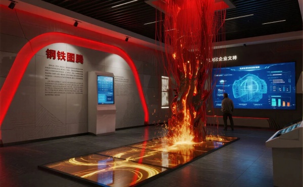 被千度鋼流燙到心跳，鋼鐵企業科技展廳也太酷了吧？