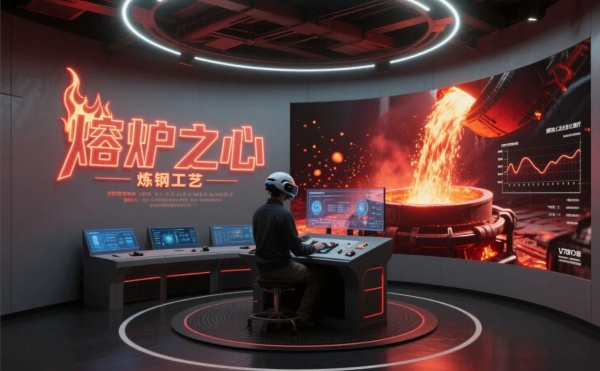 被千度鋼流燙到心跳，鋼鐵企業科技展廳也太酷了吧？