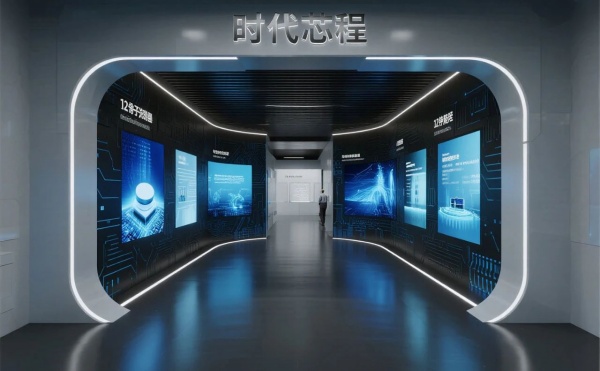 電子元件科技展廳設(shè)計