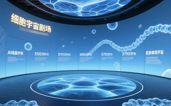 美妝行業科技展廳設計