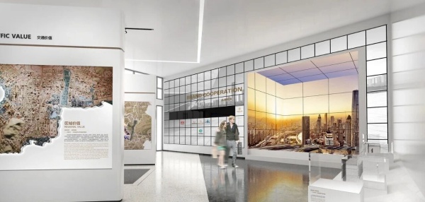 現代企業展廳效果設計以品牌基因重構空間敘事邏輯