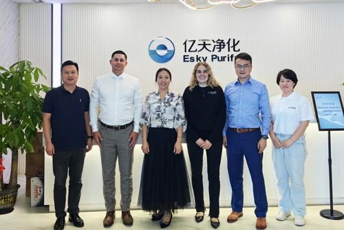 Purafil高層領導一行到訪億天凈化，深化戰略合作